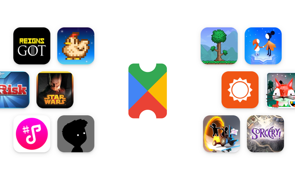 Google Play Pass, Apps sem anúncios e sem compras. google play pass