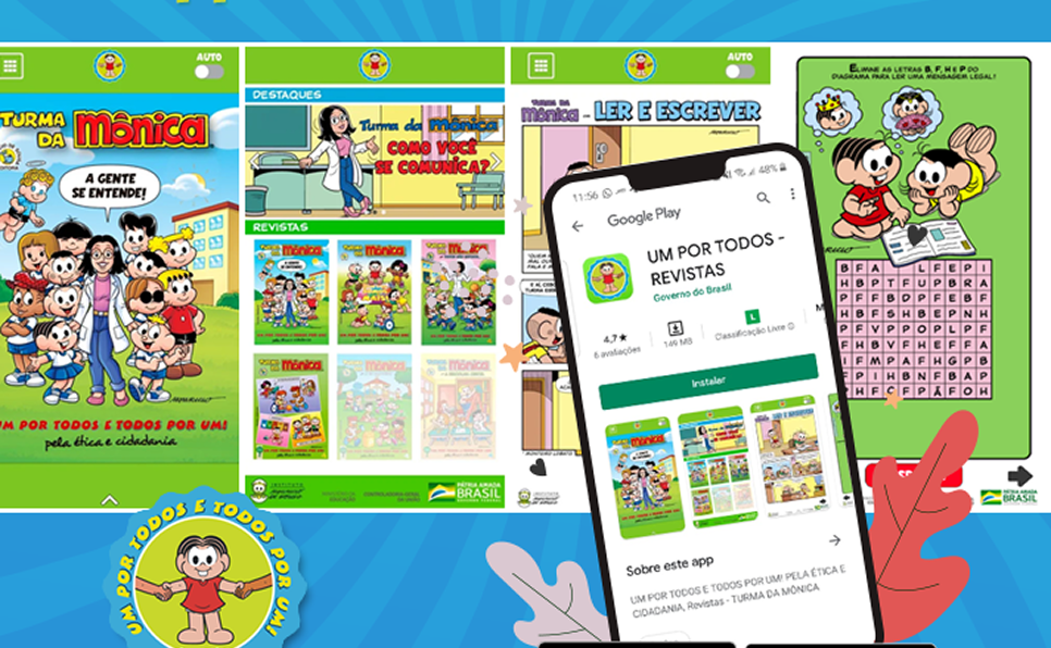 Um por todos Revistas, um app pela Ética e Cidadania app um por todos revistas